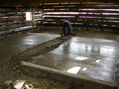betonáž podlahy (2)